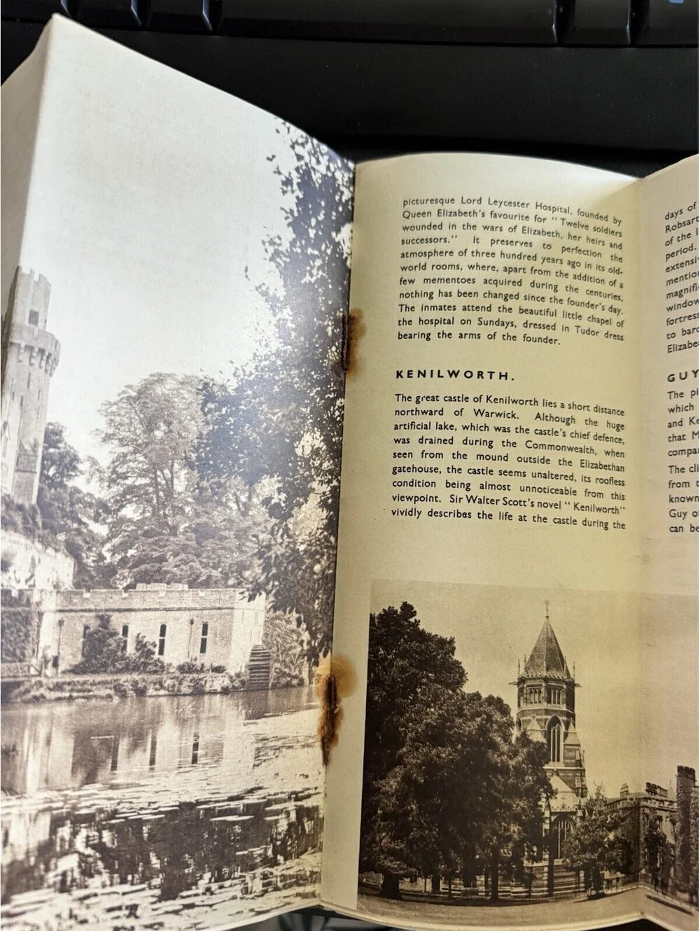 Vintage Associated British & Irish Railways Travel Brochure For Shakespeare Co